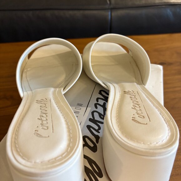 L’INTERVALLE Fortunata mule sandal heel white - Picture 3 of 12